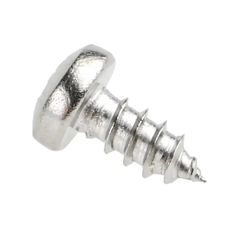 RS PRO Stainless Steel Plain Pan Head Pozidriv Self-Tapping Screw 6.5 mm Length N°4 521-535