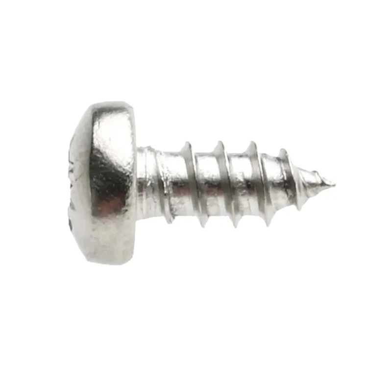 RS PRO Stainless Steel Plain Pan Head Pozidriv Self-Tapping Screw 6.5 mm Length N°4 521-535
