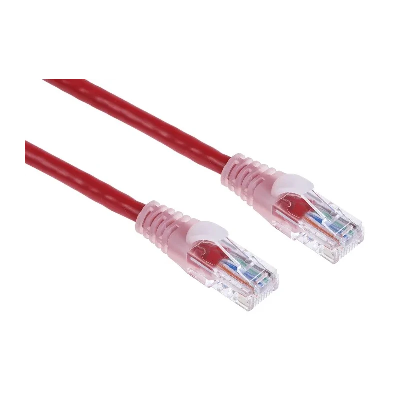 RS PRO Cat5e Ethernet Cable 2 m Red RJ45 Male to RJ45 Male U/UTP PVC 556-320