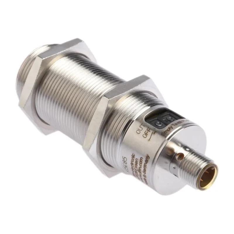 ifm electronic Threaded Barrel Capacitive Proximity Sensor 8 mm Detection M30 Thread PNP 100mA 36V DC KI5085