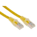 RS PRO Cat5e Ethernet Cable, 2 m, Yellow RJ45 Male to RJ45 Male, U/UTP PVC 556-421
