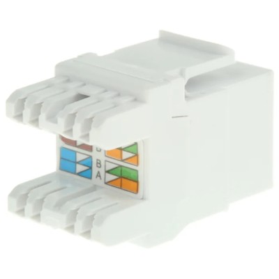 RS PRO Cat6 RJ45 Keystone Jack 1 Port UTP Shielding 556-483