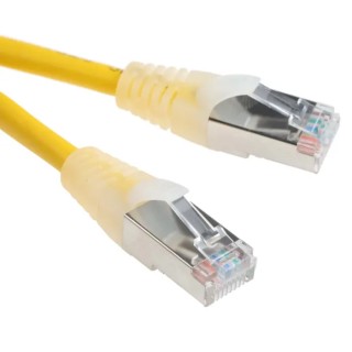 RS PRO Cat5e Ethernet Cable 2 m Yellow RJ45 Male to RJ45 Male F/UTP PVC 556-746