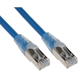 RS PRO Cat5e Ethernet Cable 5 m Blue RJ45 Male to RJ45 Male F/UTP PVC 557-048