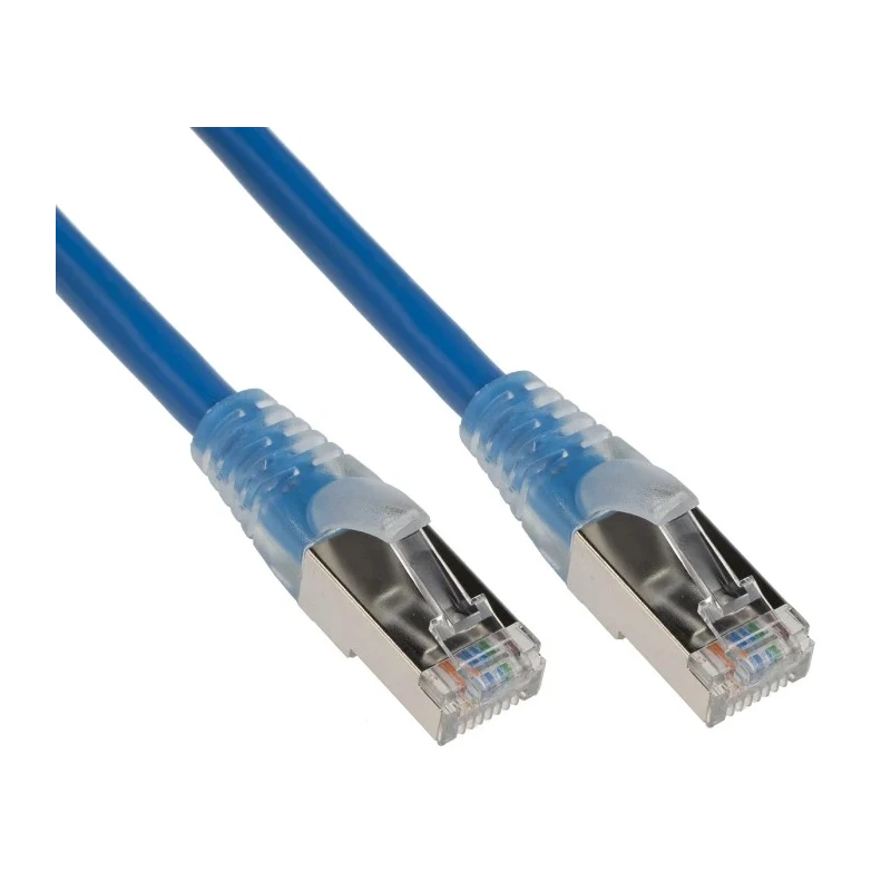 RS PRO Cat5e Ethernet Cable 5 m Blue RJ45 Male to RJ45 Male F/UTP PVC 557-048