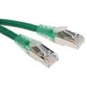 RS PRO Cat5e Ethernet Cable 1 m Green RJ45 Male to RJ45 Male F/UTP PVC 557-385