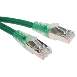 RS PRO Cat5e Ethernet Cable 1 m Green RJ45 Male to RJ45 Male F/UTP PVC 557-385