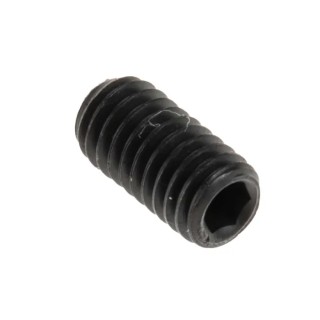 RS PRO Steel M3 x 6 mm Grub Screw Plain Cup Black DIN 916 529-911