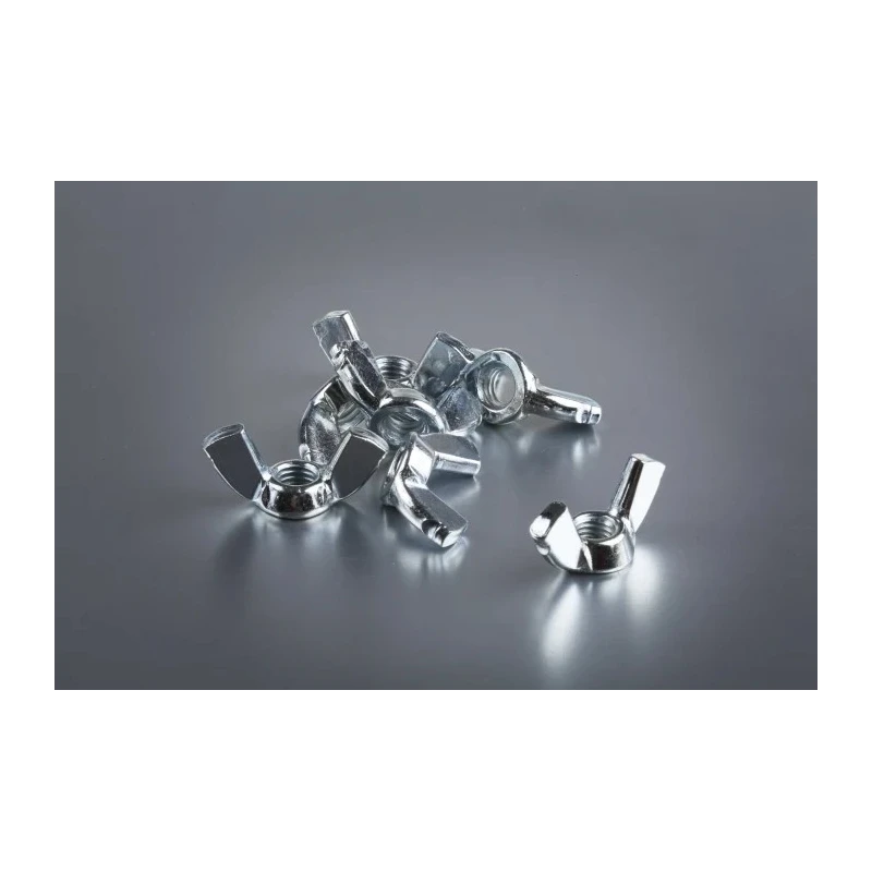 RS PRO 24 mm Bright Zinc Stainless Steel Wingnut M5 521-866