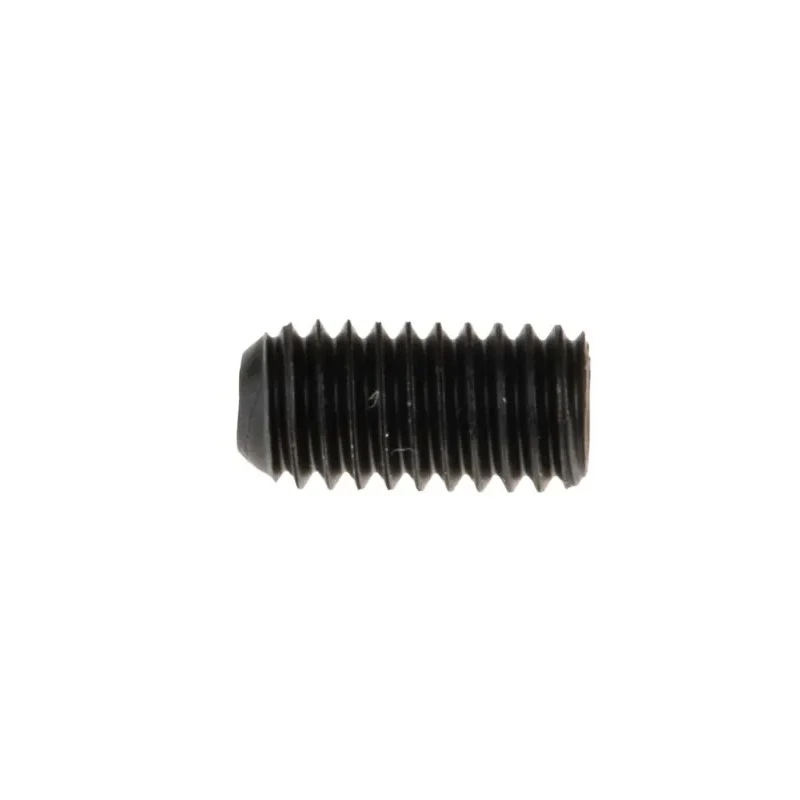 RS PRO Steel M3 x 6 mm Grub Screw Plain Cup Black DIN 916 529-911