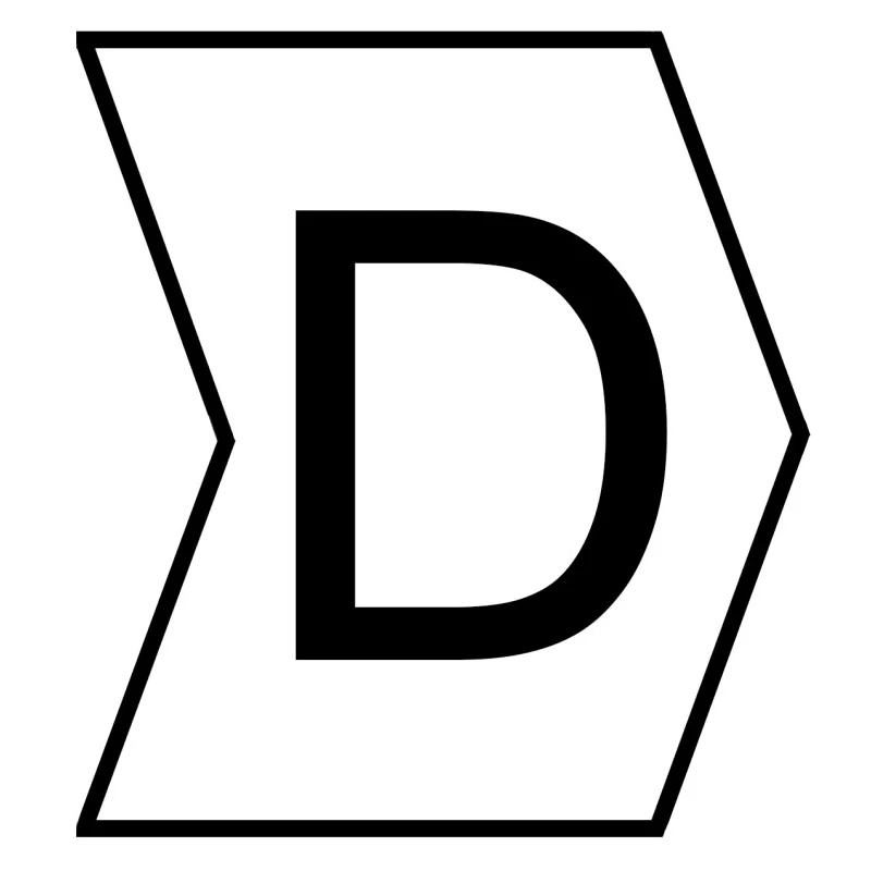 HellermannTyton Helagrip Slide-On Pre-Printed Cable Marker, Black Legend D, White Marker, PVC, 2-5 mm Cable 901-10416