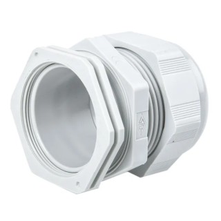 SIB TEC Series Grey Polyamide 6 Cable Gland M50 Thread, 24 mm Minimum Cable Diameter, 38.5 mm Maximum Cable F7025000R