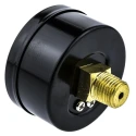 SMC Pressure Gauge 50 mm Dial Size G 1/4 Female One-Touch Fitting R(Pt) Threaded Male, 10 bar 5K4-10