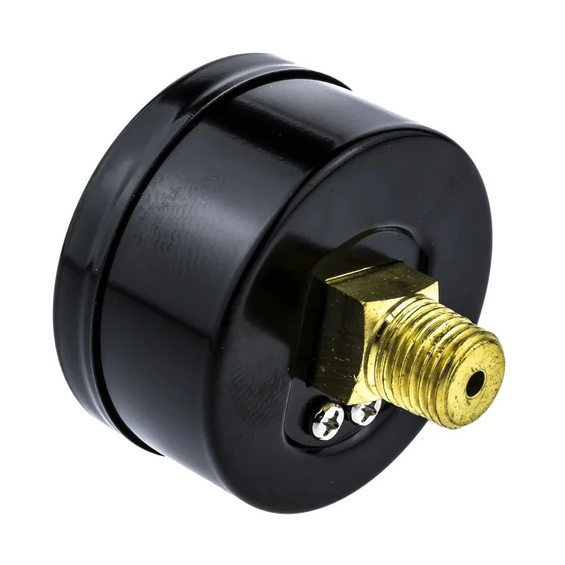 SMC Pressure Gauge 50 mm Dial Size G 1/4 Female One-Touch Fitting R(Pt) Threaded Male, 10 bar 5K4-10