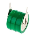 RS PRO 3.6 V Nickel Metal Hydride Button Rechargeable Battery 20mAh 12mm Diameter 10mm Height 525-798