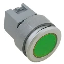 EAO 04 Series Green Momentary Flush Mount Push Button Head, 30.5 mm Cutout, 22.5 mm Diameter, IP65 704.012.518