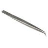 RS PRO Stainless Steel Curved Extra Fine Needle Tweezer 140mm 549-634