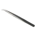 RS PRO Stainless Steel Curved Extra Fine Needle Tweezer 140mm 549-634