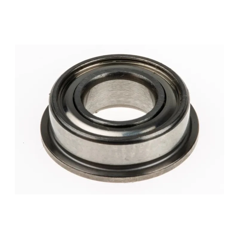 NMB 1 Row Double Row Deep Groove Ball Bearing, Flanged, Shielded, 6 mm ID, 12 mm OD, 4 mm Width, Steel DDLF-1260ZZP24LY121