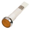 Arcolectric (Bulgin) Ltd 0275 Series Orange Panel Mount Indicator 12V, 37mA, Solder Tab Termination, IP67, Flush C027500FAP