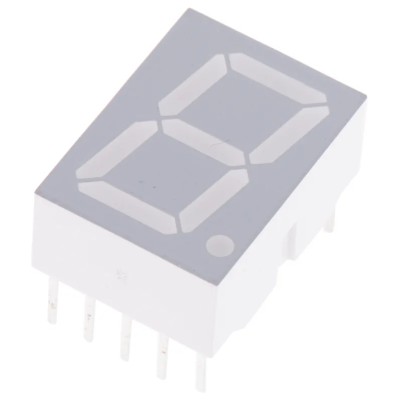 Avago Technologies 1 Digit 7 Segment Red LED Display Cathode 1.48mcd 14.2mm HDSP-5553