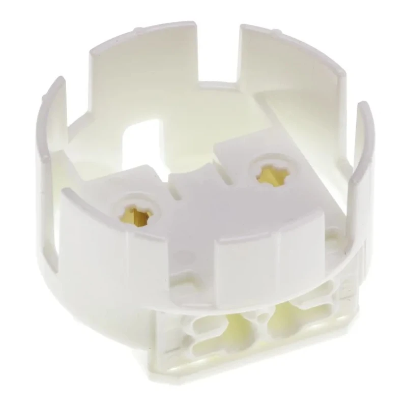 BJB Fluorescent Lamp Holder T8 Wall Screw Mount Polycarbonate 250V 660W 26.424.1001.50