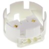 BJB Fluorescent Lamp Holder T8 Wall Screw Mount Polycarbonate 250V 660W 26.424.1001.50