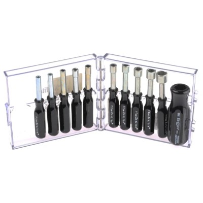 Weller Xcelite Hexagon Nut Driver Set 89mm Overall Length Stainless Steel Blade Plastic Handle 880915