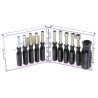 Weller Xcelite Hexagon Nut Driver Set 89mm Overall Length Stainless Steel Blade Plastic Handle 880915