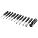Weller Xcelite Hexagon Nut Driver Set 89mm Overall Length Stainless Steel Blade Plastic Handle 880915