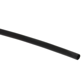 RS PRO Heat Shrink Tubing, Black 3.2 mm Sleeve Diameter x 20 m Length, 2:1 Shrink Ratio 666-874