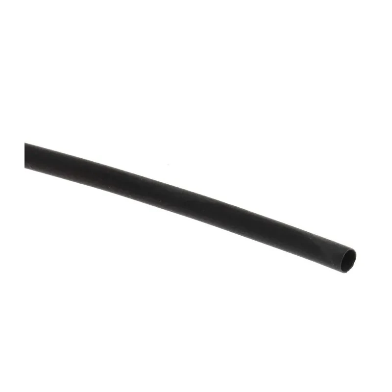 RS PRO Heat Shrink Tubing, Black 3.2 mm Sleeve Diameter x 20 m Length, 2:1 Shrink Ratio 666-874
