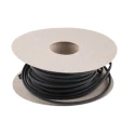 RS PRO Heat Shrink Tubing, Black 3.2 mm Sleeve Diameter x 20 m Length, 2:1 Shrink Ratio 666-874