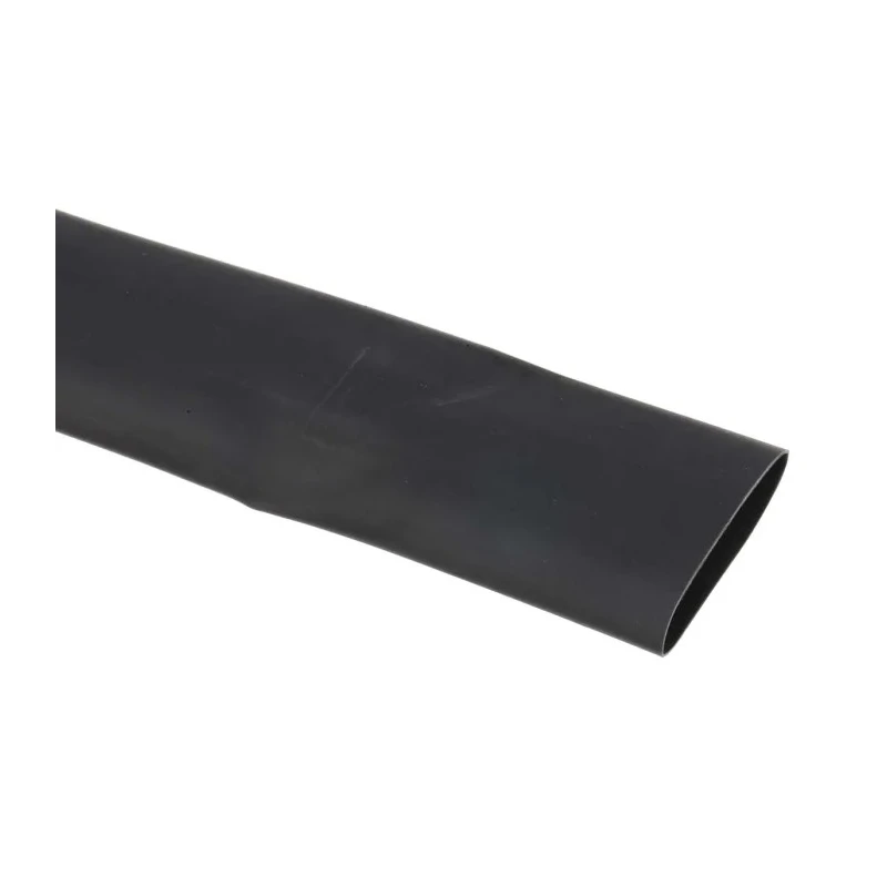 RS PRO Heat Shrink Tubing Black Polyolefin 19.1 mm Sleeve Diameter x 6 m Length 2:1 Shrink Ratio 666-925