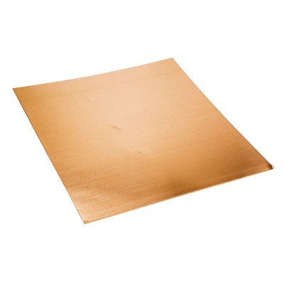 RS PRO Copper Metal Sheet 300 mm x 300 mm, 0.45 mm Thick 680-965