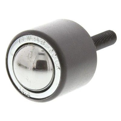 ALWAYSE Ball Transfer Unit Stud Mount with 25.4 mm Steel Ball Diameter 40 mm Stud Length 125 kg Load Capacity 101923