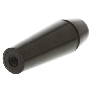 RS PRO Tapered Handle Lever Female Thread M6 x 14 mm Zinc-Plated Steel Thread Black Duroplast 686-244