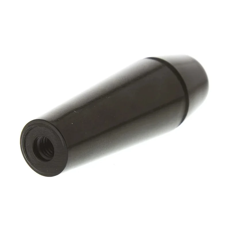 RS PRO Tapered Handle Lever Female Thread M6 x 14 mm Zinc-Plated Steel Thread Black Duroplast 686-244