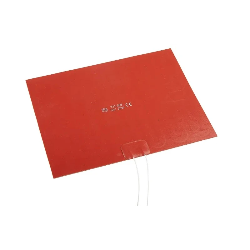 RS PRO Silicone Heater Mat 12V DC 30 W Rectangle 150 mm x 200 mm 731-366