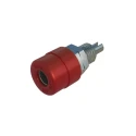 RS PRO Red Female Banana Socket 4 mm Connector Solder Termination 60V DC 32A Tin Plating 930176101