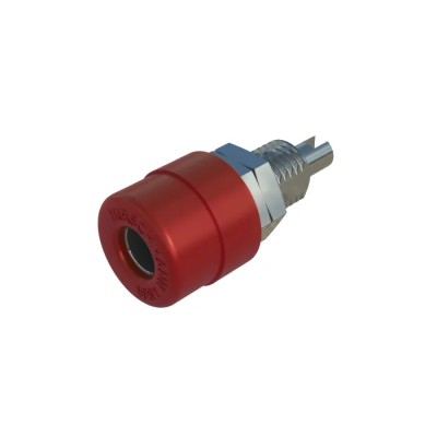 RS PRO Red Female Banana Socket 4 mm Connector Solder Termination 60V DC 32A Tin Plating 930176101