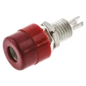RS PRO Red Female Banana Socket 4 mm Connector Solder Termination 60V DC 32A Tin Plating 930176101
