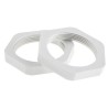 SIB Fibreglass Reinforced Polyamide Cable Gland Locknut, Grey, M40 Thread G4340010