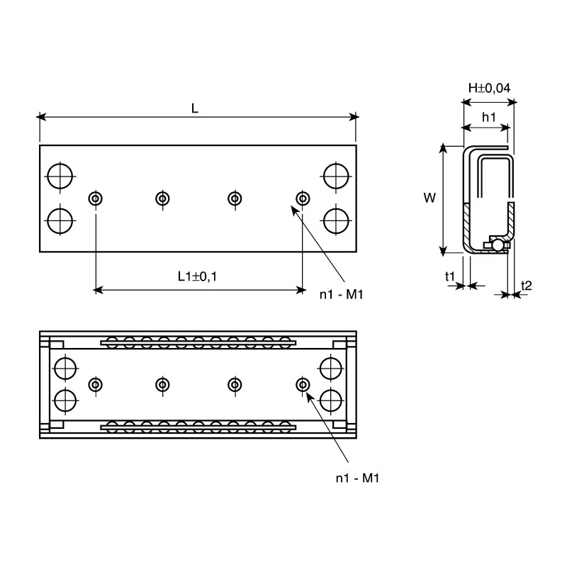 IKO Nippon Thompson Stainless Steel Linear Slides 15 mm Stroke Length BSP1025SL