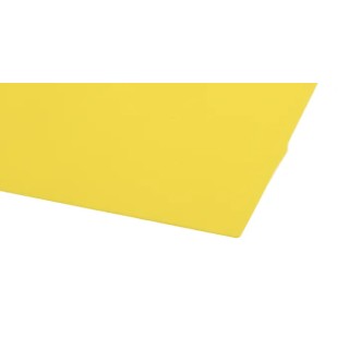 RS PRO Yellow Polypropylene Plastic Shim 457 mm x 305 mm x 0.51 mm 770-800