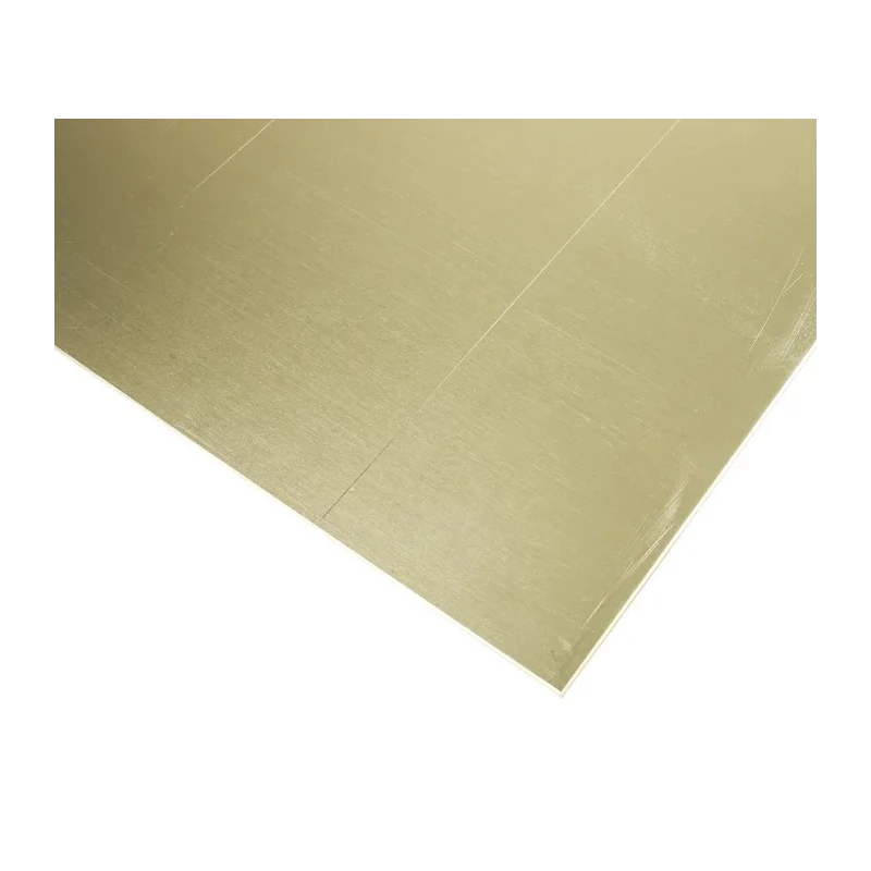 RS PRO Solid Brass Metal Sheet 600 mm x 300 mm x 1.6 mm Thick 771-077