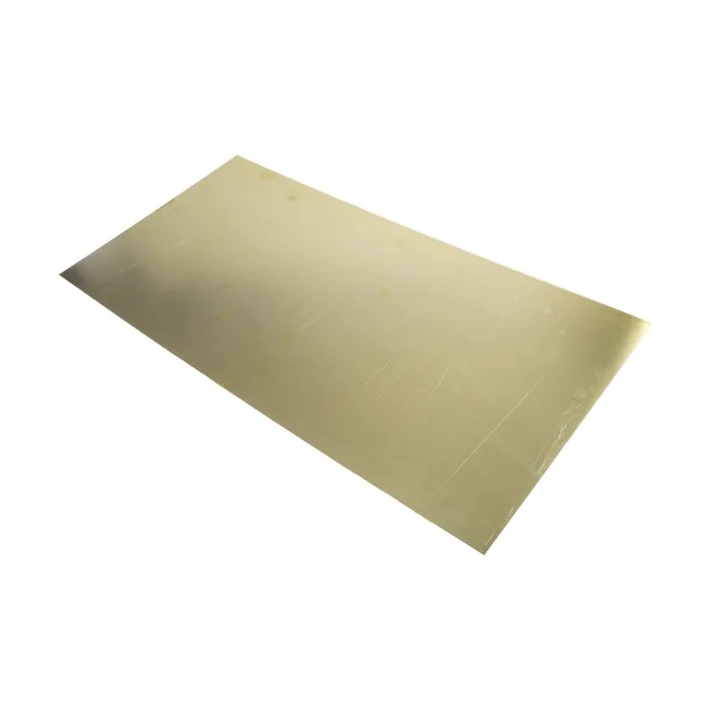 RS PRO Solid Brass Metal Sheet 600 mm x 300 mm x 1.6 mm Thick 771-077