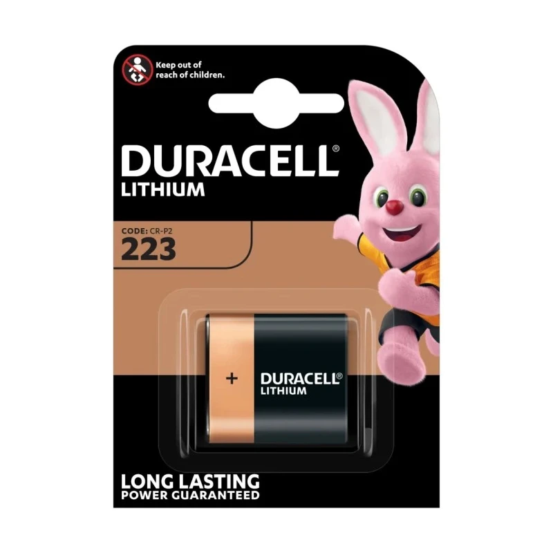 Duracell Lithium Speciality Size Battery 6 V 1550 mAh 19.5 mm x 36 mm CR-P2 5000394223103