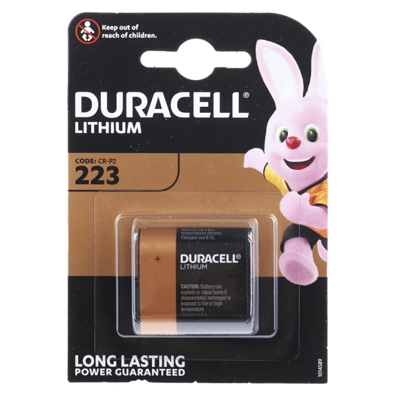 Duracell Lithium Speciality Size Battery 6 V 1550 mAh 19.5 mm x 36 mm CR-P2 5000394223103