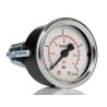 RS PRO 50 mm G 1/8 G (BSPP) Plastic Case Analog Pressure Gauge, 4 bar, ±2.5% Accuracy 777-081